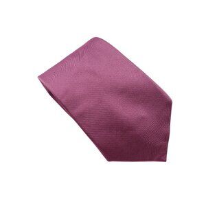 NWT Brooks Brother Mens Repp Solid Tie Necktie OS Red Blue Silk Regular Fit